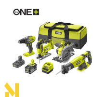 Набір інструментів акумуляторних RYOBI ONE+ RCK184C-242S