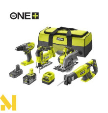 Набір інструментів акумуляторних RYOBI ONE+ RCK184C-242S