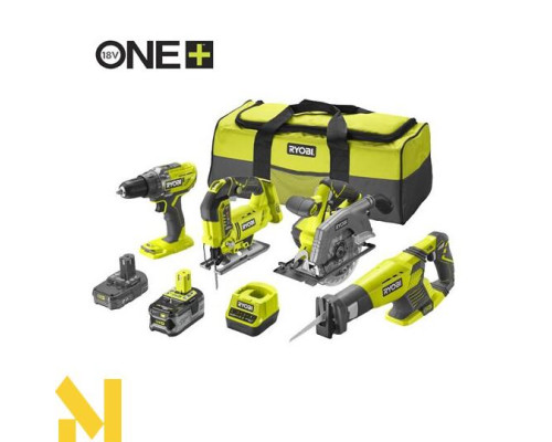 Набір інструментів акумуляторних RYOBI ONE+ RCK184C-242S