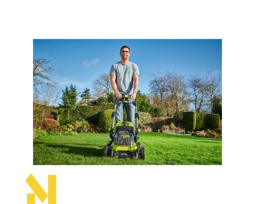 Газонокосарка акумуляторна Ryobi ONE+ RY18LMX40B-0 (без АКБ і ЗП)