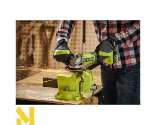 Болгарка (кутова шліфмашина) акумуляторна Ryobi ONE+ RAG18125-1C40S