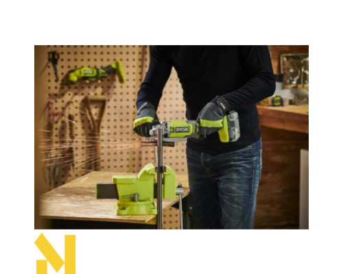 Болгарка (кутова шліфмашина) акумуляторна Ryobi ONE+ RAG18125-1C40S
