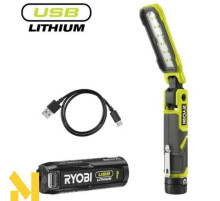 Ліхтар акумуляторний Ryobi USB Lithium RLI4-120G