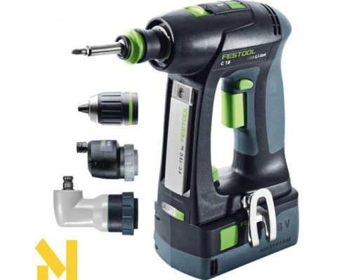 Акумуляторна дриль-шуруповерт Festool C 18 Li 5,2-Set