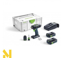 Дриль-шуруповерт акумуляторний Festool T 18+3 Li 3,1-Compact