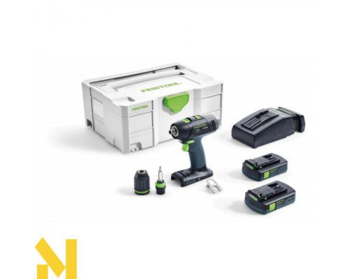 Дриль-шуруповерт акумуляторний Festool T 18+3 Li 3,1-Compact