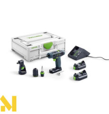 Дриль-шуруповерт акумуляторний Festool TXS 2,6-Set