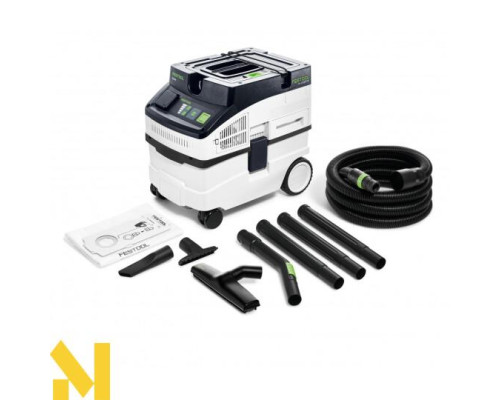 Пилосос FESTOOL CLEANTEC CT 15 E-Set з набором для прибирання