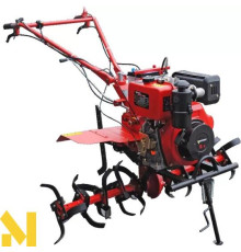Культиватор дизельний Forte 1350Е червоний колеса 12"