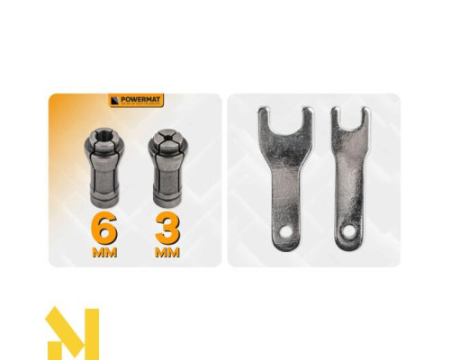 Шліфмашина пряма Powermat PM-PSPR-25T