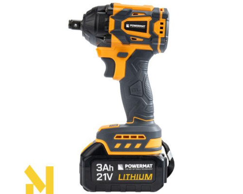 Гайковерт ударний акумуляторний  Powermat PM-AKU-21V-3M