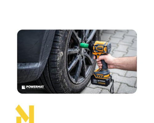 Гайковерт ударний акумуляторний  Powermat PM-AKU-21V-3M