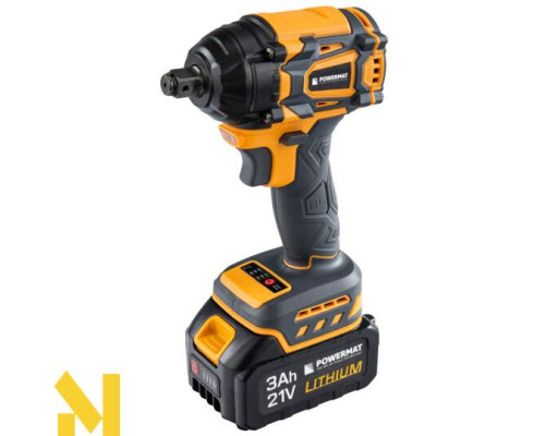Гайковерт ударний акумуляторний  Powermat PM-AKU-21V-3M