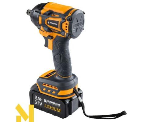 Гайковерт ударний акумуляторний  Powermat PM-AKU-21V-3M