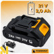Шуруповерт акумуляторний Powermat PM-WA-21V-2M