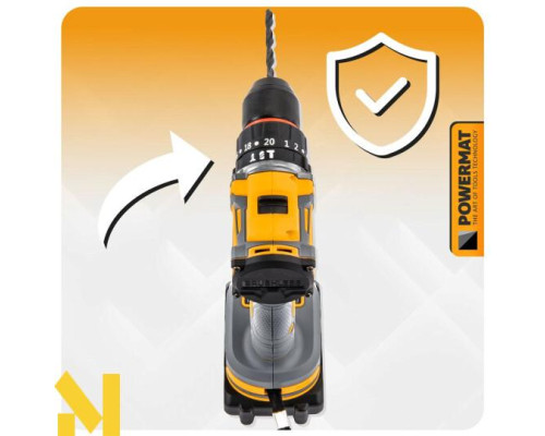 Шуруповерт акумуляторний Powermat PM-WA-21V-2M