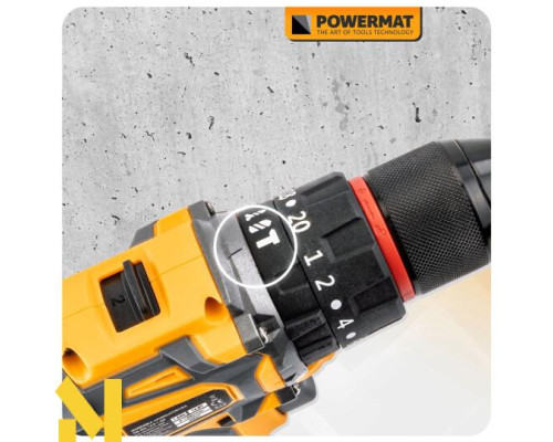 Шуруповерт акумуляторний Powermat PM-WA-16.8V-1.5M