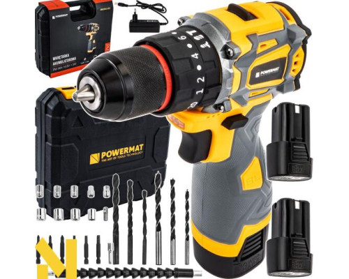 Шуруповерт акумуляторний Powermat PM-WA-16.8V-1.5M