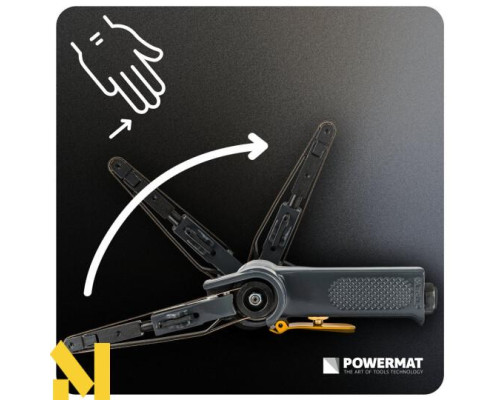 Шліфувальна машина стрічкова Powermat PM-PST-330T