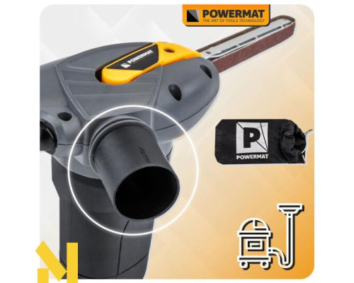 Шліфувальна машина стрічкова Powermat PM-STP-400T