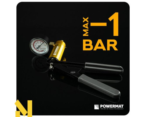 Насос вакуумний діагностичний Powermat PM-PPC-120T з 18 аксесуарами