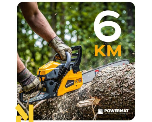 Бензопила Powermat PM-PSP-6HP-PRO