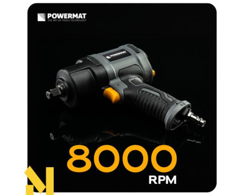Гайковерт пневматичний Powermat PM-KPU-1560T