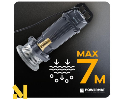 Погружний насос для чистої та брудної води Powermat PM-PDWB-550T