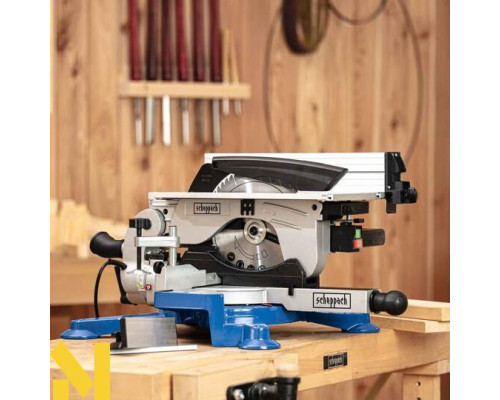 Пила торцювальна комбінована Scheppach HM100T