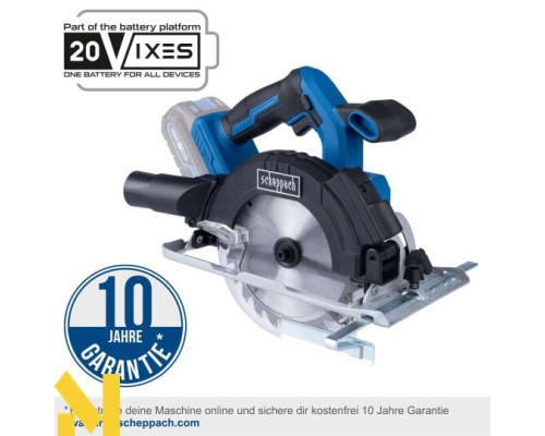 Пила дискова акумуляторна Scheppach C-HCS165-X (без АКБ та ЗП)