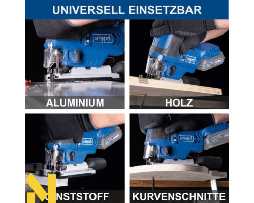 Лобзик акумуляторний Scheppach BC-JS254-X (без АКБ та ЗП)