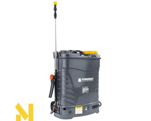 Обприскувач акумуляторний ранцевий Powermat PM-OA-16T