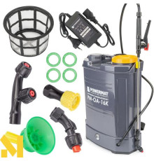 Обприскувач акумуляторний ранцевий Powermat PM-OA-16K