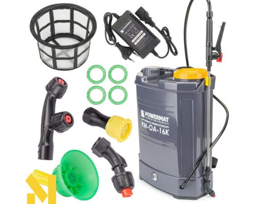 Обприскувач акумуляторний ранцевий Powermat PM-OA-16K