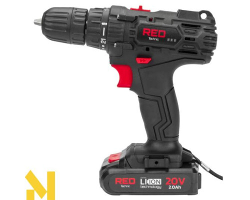 Дриль-шуруповерт акумуляторний RED TECHNIC RTWA0033