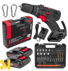 Дриль-шуруповерт акумуляторний RED TECHNIC RTWA0033