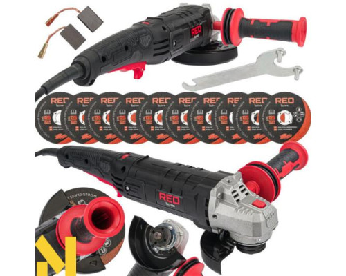 Болгарка (кутова шліфмашина) RED TECHNIC RTSZK0069