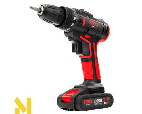 Шуруповерт акумуляторний RED TECHNIC RTWA0075