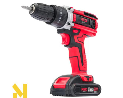Дриль-шуруповерт акумуляторний RED TECHNIC RTWA0076