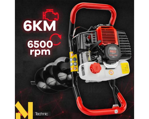 Мотобур RED TECHNIC RTSWG0106