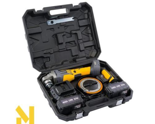 Болгарка (кутова шліфмашина) акумуляторна Powermat PM-SZK-4AHM