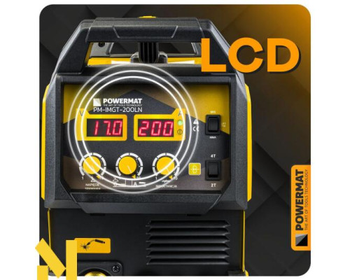 Зварювальний напівавтомат Powermat PM-IMGT-200LN