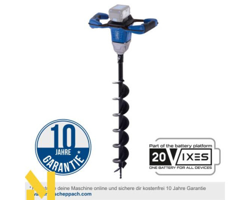 Бур акумуляторний Scheppach EB100-X (без АКБ та ЗП)