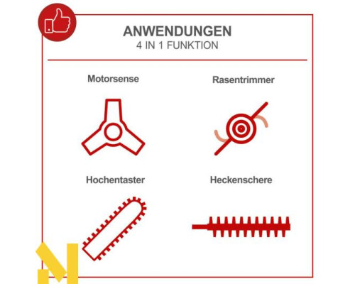 Мультисистема бензинова Scheppach MFH5300-4BP