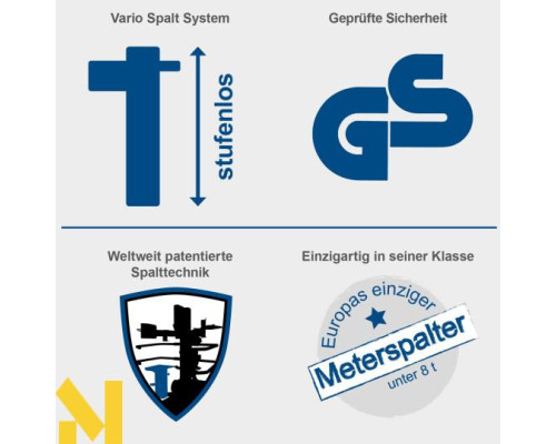 Дровокол гідравлічний Scheppach Compact 8t 400В