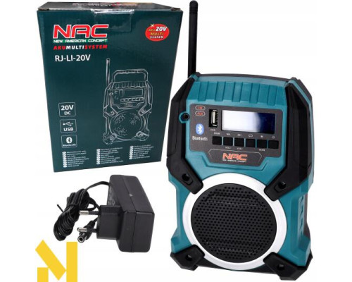 Радіоприймач акумуляторний NAC RJ-LI-20V (без АКБ та ЗП)