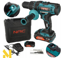 Дриль-шуруповерт акумудяторний NAC CDB-LI-50-20V-2