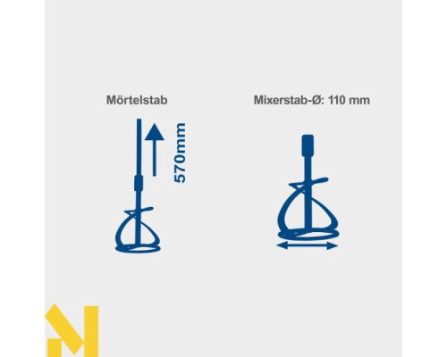 Міксер будівельний Scheppach PM 1800 D