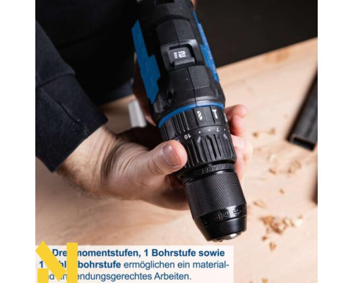 Дриль-шуруповерт ударний акумуляторний Scheppach C-CD45-X (без АКБ та ЗП)