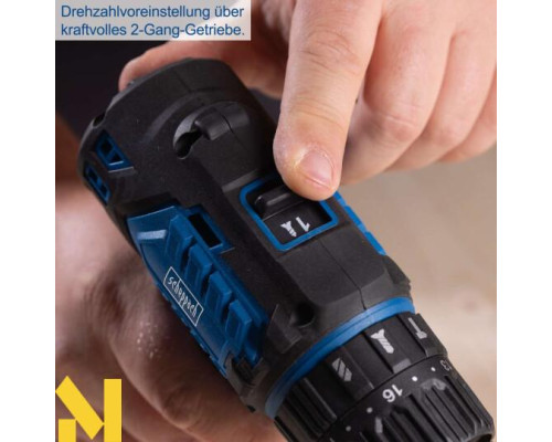 Дриль-шуруповерт ударний акумуляторний Scheppach CD60-X (без АКБ та ЗП)